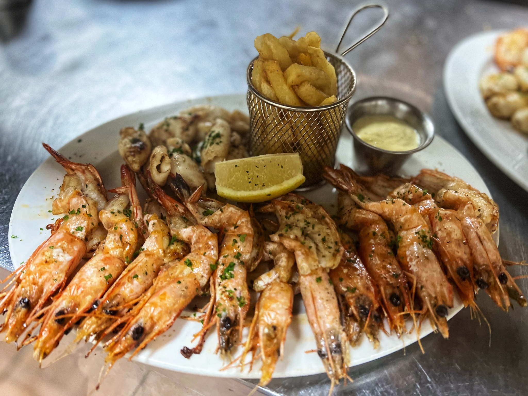 Prawn & Calamari combo